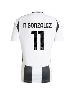 Juventus Nicolas Gonzalez #11 Replika Hemmakläder 2024-25 Kortärmad